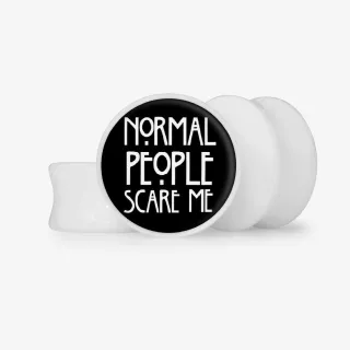 Plug Normal People Scare Me - Base Selecionável - Frases