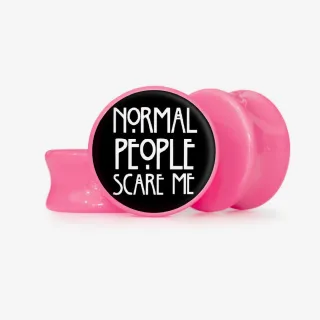 Plug Normal People Scare Me - Base Selecionável - Frases