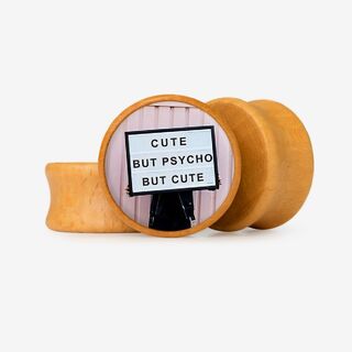 Plug Cute But Pycho But Cute - Base Selecionável - Frases