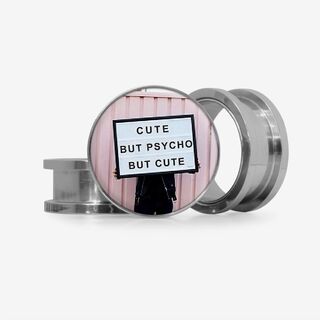 Plug Cute But Pycho But Cute - Base Selecionável - Frases