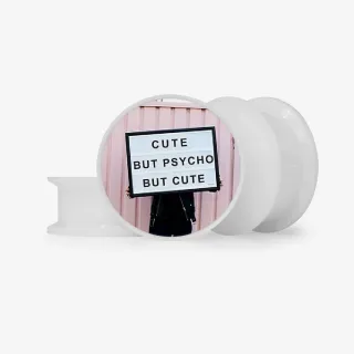 Plug Cute But Pycho But Cute - Base Selecionável - Frases