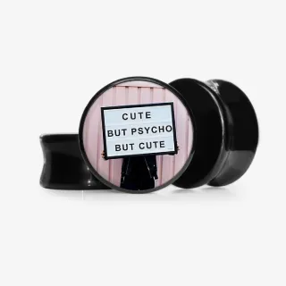 Plug Cute But Pycho But Cute - Base Selecionável - Frases