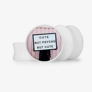 Plug Cute But Pycho But Cute - Base Selecionável - Frases