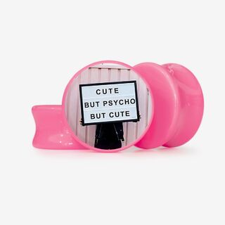 Plug Cute But Pycho But Cute - Base Selecionável - Frases