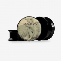 Plug Insanidade Base Selecionável com Estampa Psicológica