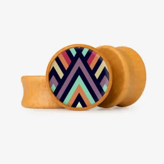 Plug Formas Coloridas Base com design geométrico e cores vibrantes