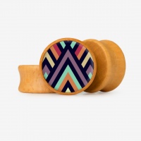 Plug Formas Coloridas Base com Estilo Geométrico Único