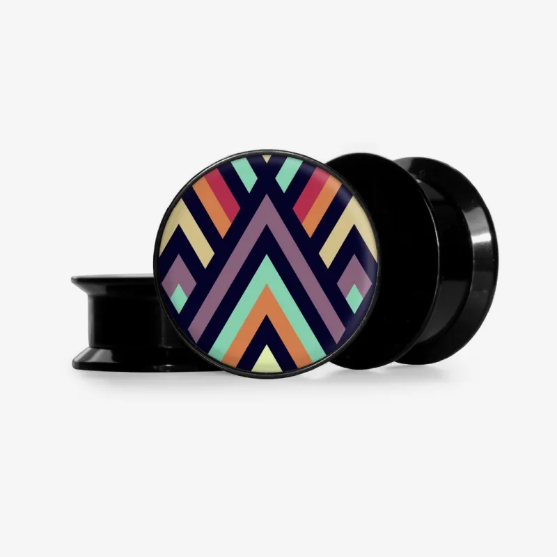 Plug Formas Coloridas - Base Selecionável - Geométrico