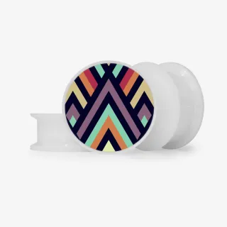 Plug Formas Coloridas - Base Selecionável - Geométrico