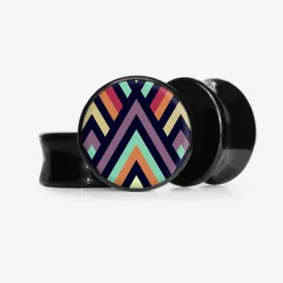 Plug Formas Coloridas - Base Selecionável - Geométrico