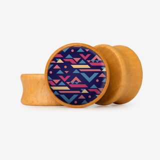 Plug Geometria Abstrata - Base Selecionável - Geométrico