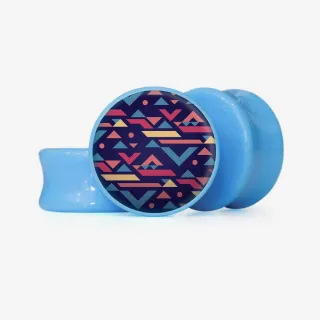 Plug Geometria Abstrata - Base Selecionável - Geométrico