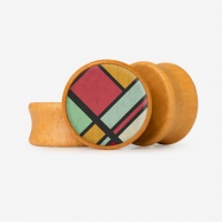 Plug Geométrica Base Selecionável | Estilo Tribal Exclusivo