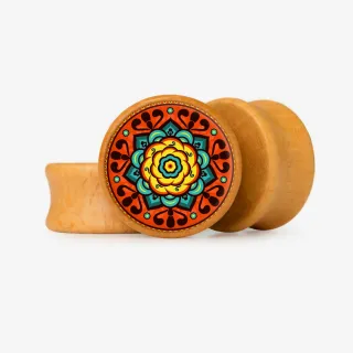 Plug Mandala - Base Selecionável - Indiano