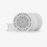 Plug Mandala Base Selecionável – Alargador Mandala Colorido