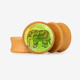 Plug Elefante Indiano - Base Selecionável - Indiano