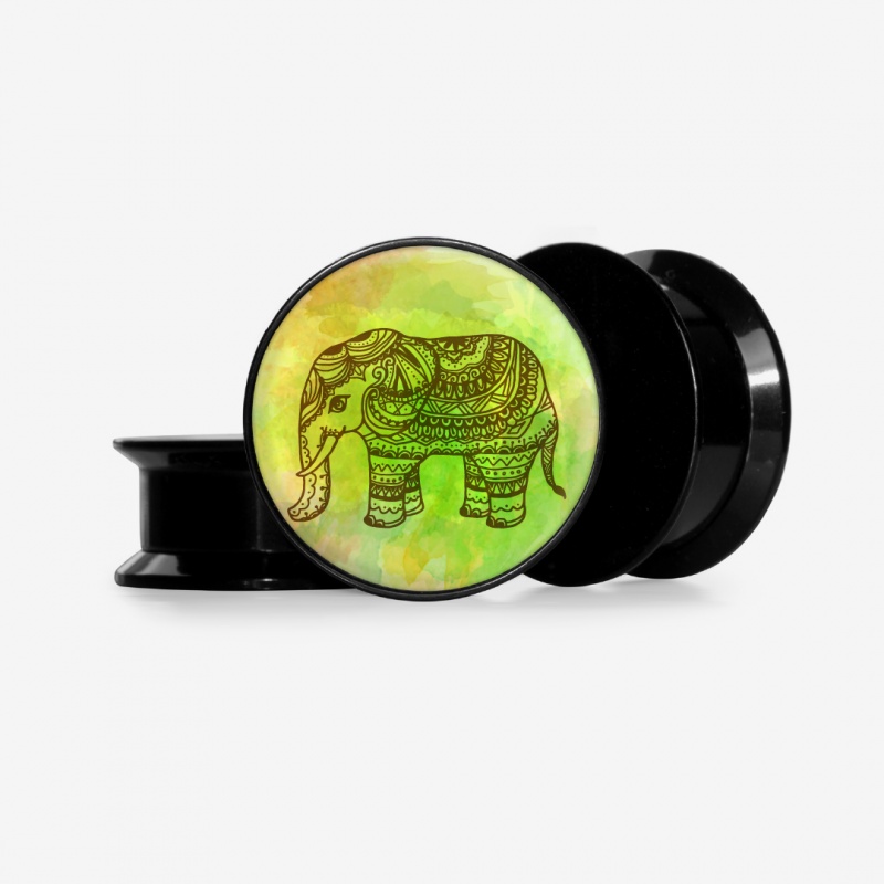Plug Elefante Indiano - Base Selecionável - Indiano