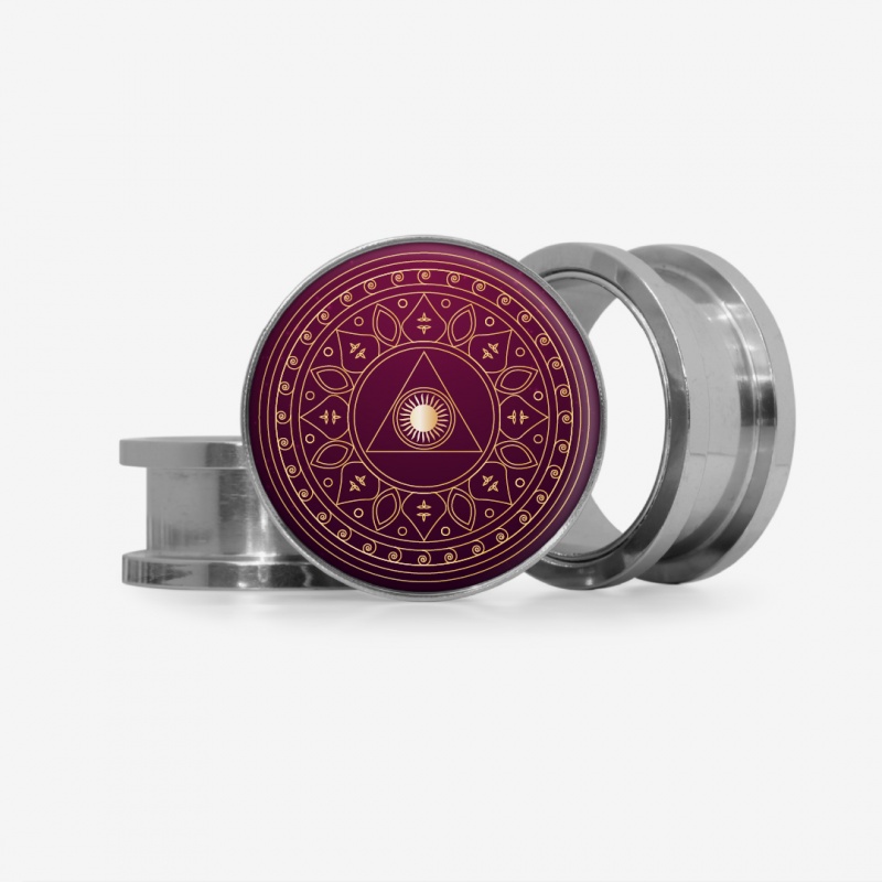 Plug Mandala - Base Selecionável - Indiano