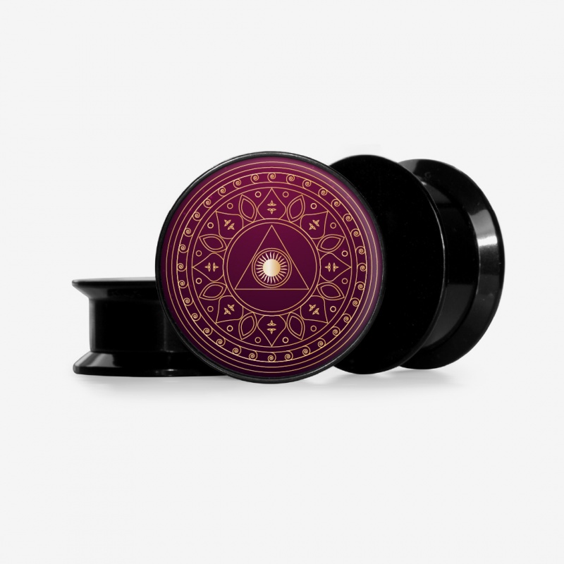 Plug Mandala - Base Selecionável - Indiano