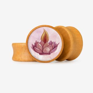 Plug Acrílico Lotus Diwali - Base Selecionável - Indiano