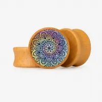 Plug Mandala Aquarela Base com Estilo e Espiritualidade