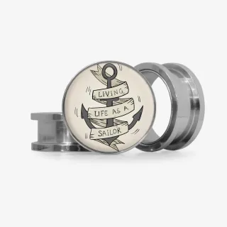 Plug Living Life As a Sailor - Base Selecionável - Old School