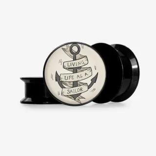 Plug Living Life As a Sailor - Base Selecionável - Old School