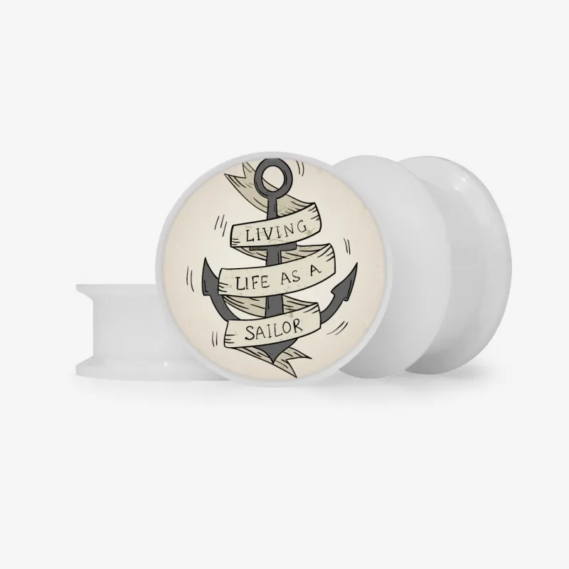 Plug Living Life As a Sailor - Base Selecionável - Old School