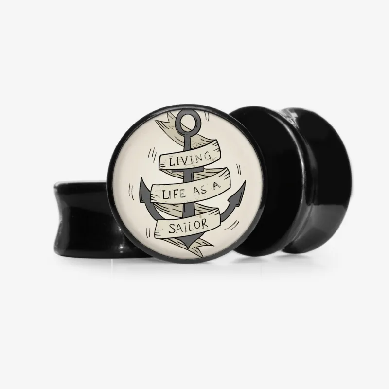 Plug Living Life As a Sailor - Base Selecionável - Old School