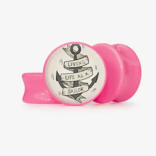 Plug Living Life As a Sailor - Base Selecionável - Old School