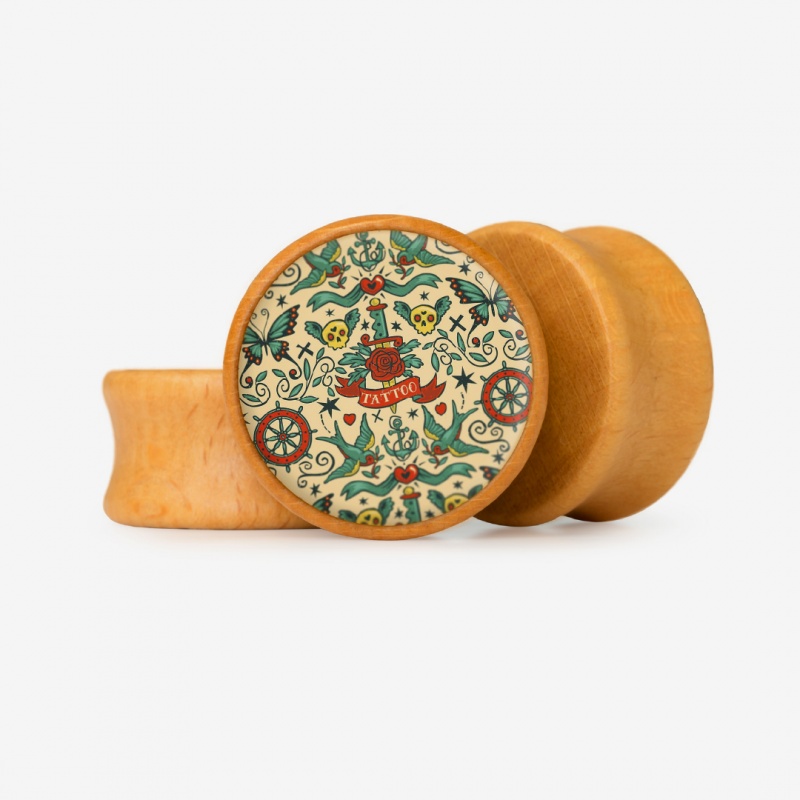 Plug Tattoo - Base Selecionável - Old School