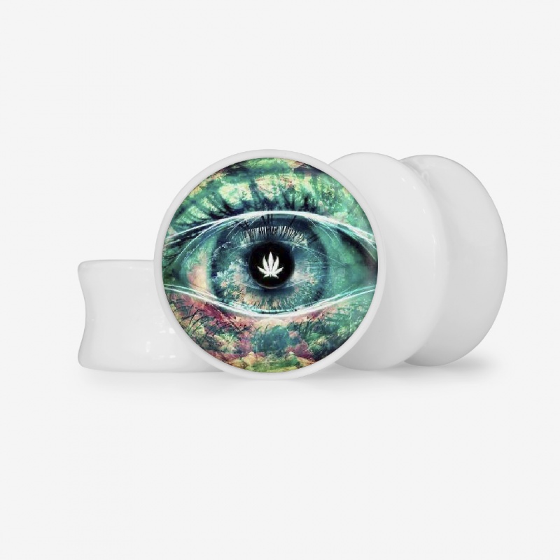 Plug Olho Verde - Base Selecionável - Olhos