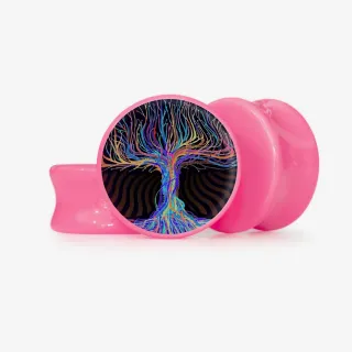 Plug Árvore Espiritual - Base Selecionável - Psicodélico