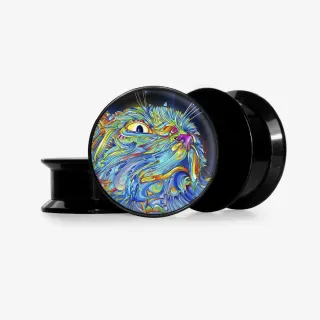 Plug O Gato - Base Selecionável - Psicodélico