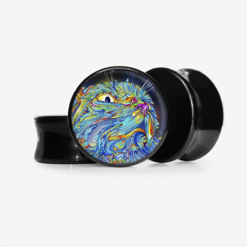 Plug O Gato - Base Selecionável - Psicodélico